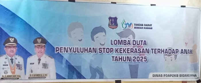 Silma dan Suci Wakili MAN 2 Tanjab Barat di Lomba Duta Anti Kekerasan Anak