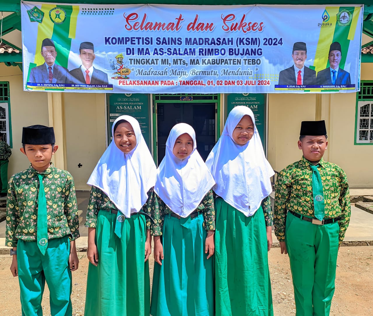 Bersaing Rebut Tiket ke Provinsi, 5 Siswa MIN 4 Tebo Unjuk Kemampuan di KSM Tingkat Kabupaten