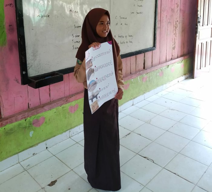 Siswa Kelas VIIC Latih Kemampuan Berbicara di Depan Umum Melalui Presentasi Kliping Sejarah Siswa Kelas VIIC Latih Kemampuan Berbicara di Depan Umum Melalui Presentasi Kliping Sejarah