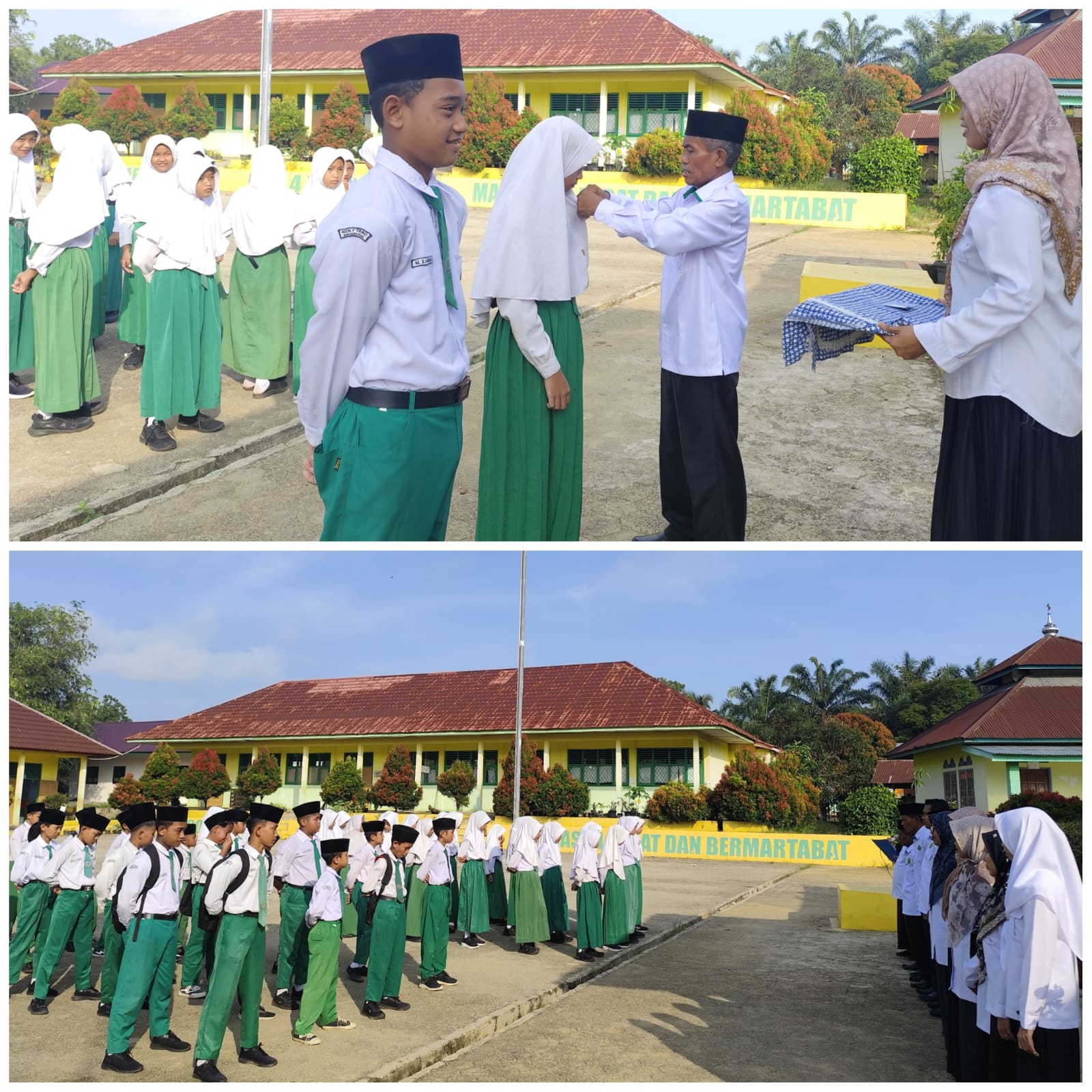 Ujian Madrasah Dimulai, Siswa Kelas 6 Ikuti Pembukaan Resmi  