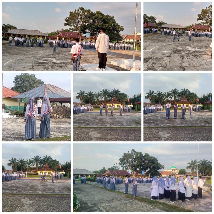 MAN 2 TEBO UPACARA BENDERA PASCA LIBUR SEMESTER