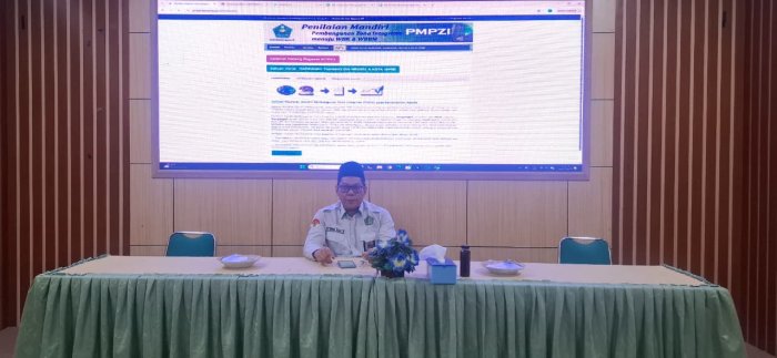 Rapat Penilaian Mandiri Pembangunan Zona Integritas (PMPZI) di Kemenag Kota Jambi