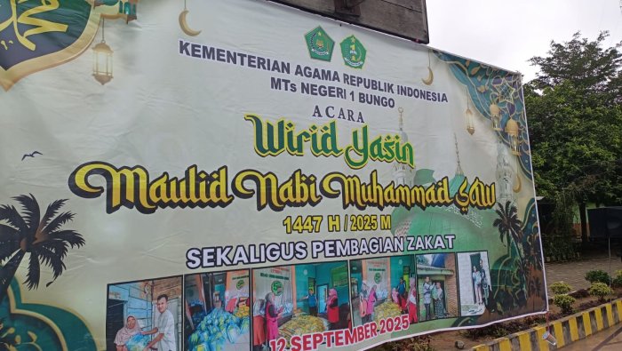 Jumat Berkah Selimuti Acara Akbar MTsN 1 Bungo Hari Ini