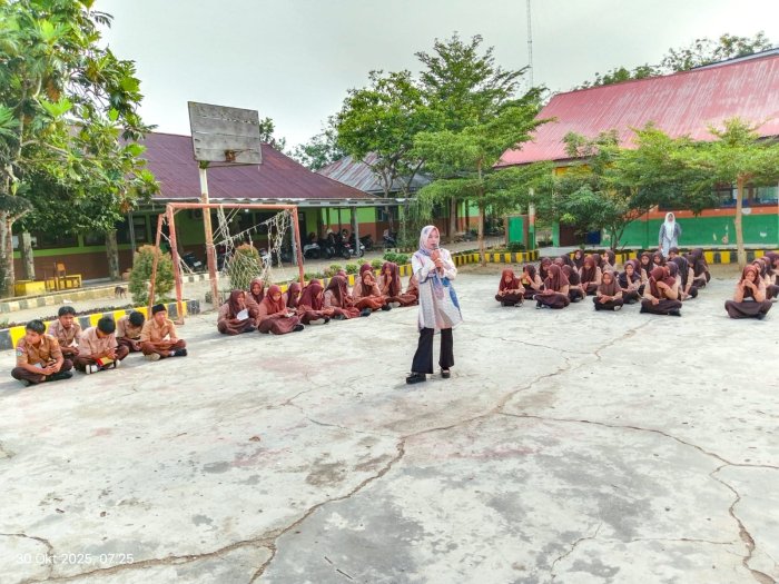 Evi Guswanti, S.Pd. Puji Pelaksanaan Pembiasaan Pagi yang Berjalan Sesuai Harapan