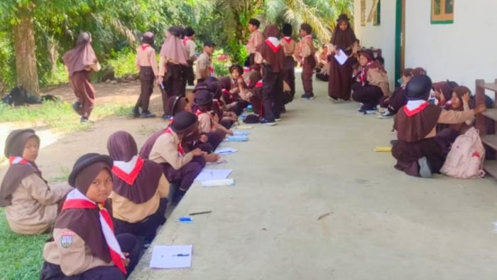 MIN 4 Tebo Gelar Tes SKU Poin 10 Tentang Dasa Dharma Pramuka