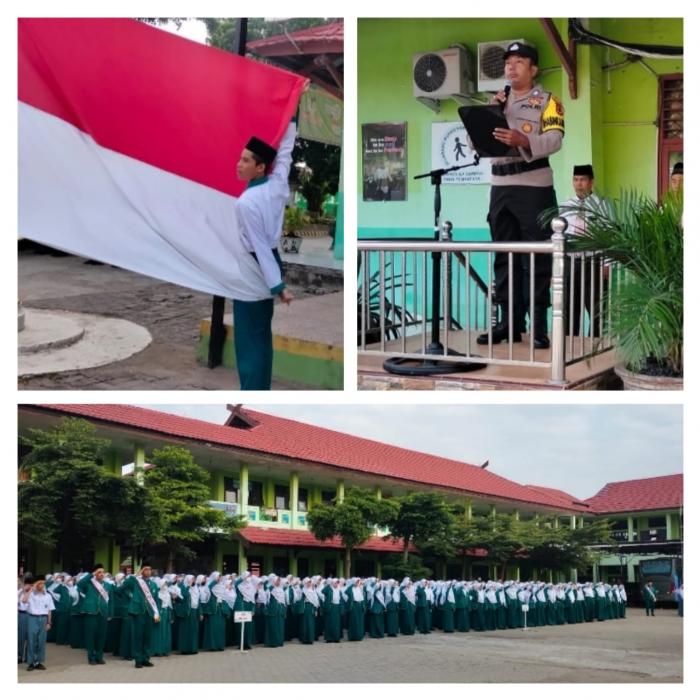 Jadi Pembina Upacara di MAN 2 Kota Jambi, Bripka Eka Himbau Siswa Untuk Taati Peraturan Jadi Pembina Upacara di MAN 2 Kota Jambi, Bripka Eka Himbau Siswa Untuk Taati Peraturan