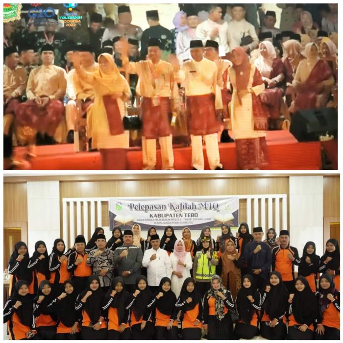 Siswa MAN 2 Tebo Peserta MTQ  ke-51 T tingkat Provinsi  Cabang Kaligrafi 