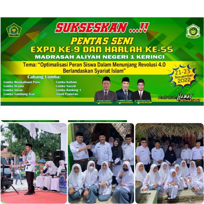 Gebyar Expo ke 9 dan Harlah ke-55 MAN 1 Kerinci Gebyar Expo ke 9 dan Harlah ke-55 MAN 1 Kerinci
