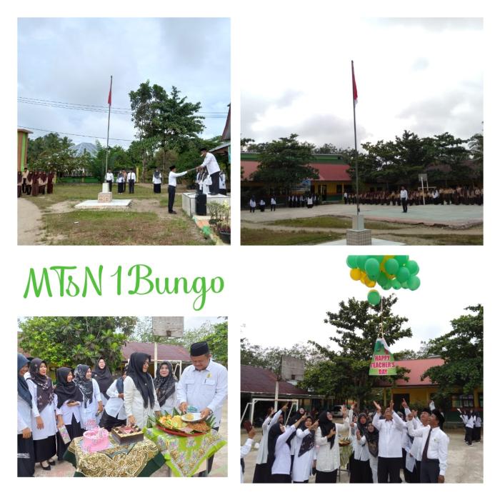 Semarak Peringatan Hari Guru Nasional di MTsN 1 Bungo Semarak Peringatan Hari Guru Nasional di MTsN 1 Bungo