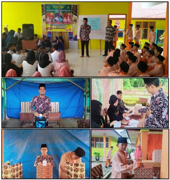 HASIL PEMILU KETUA DAN WAKIL KETUA OSIM PERIODE 2022-2023 MTs N 1 TEBO