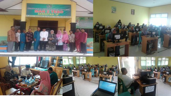 KAKANKEMENAG KAB. TEBO MONITORING HARI KETIGA PELAKSANAAN UAMBN BK UTAMA MAN 2 TEBO. KAKANKEMENAG KAB. TEBO MONITORING HARI KETIGA PELAKSANAAN UAMBN BK UTAMA MAN 2 TEBO.
