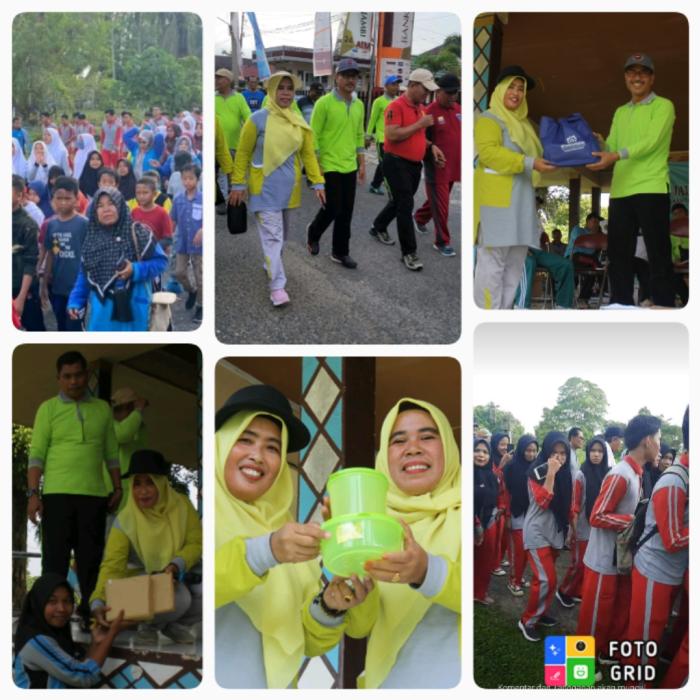 MAN 2 Tebo Meriahkan Jalan Sehat Kerukunan