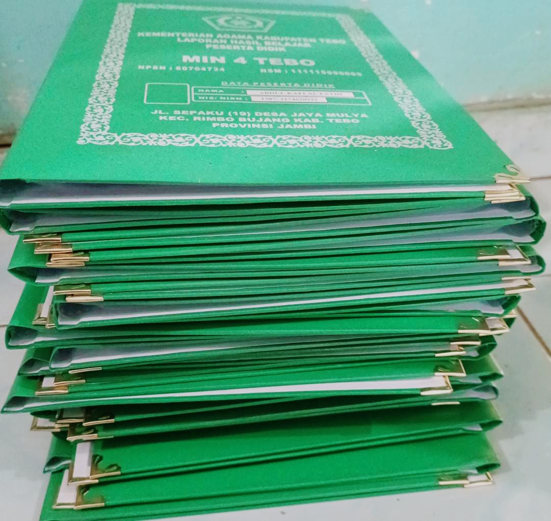 MIN 4 Tebo Siap Bagikan Rapor Digital Madrasah Semester Ganjil