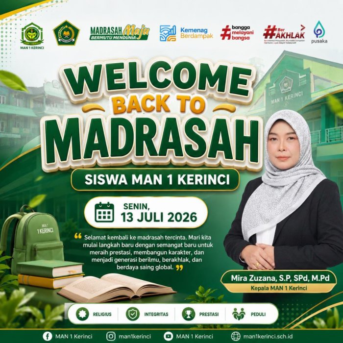MAN 1 Kerinci Matangkan Persiapan Sambut Tahun Pelajaran 2026/2027