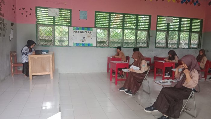 MTsN 5 Tebo Sukses Gelar Ujian Madrasah Berbasis Online