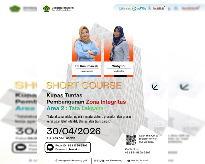 Perkuat Zona Integritas, MTsN 1 Bungo Aktif dalam Short Course Tata Laksana Area 2 Perkuat Zona Integritas, MTsN 1 Bungo Aktif dalam Short Course Tata Laksana Area 2