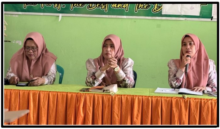 Perkuat Koordinasi dan Evaluasi KOMPASMA, Majelis Guru dan Karyawan MTsN 1 Tebo Gelar Briefing Bersama Kepala Madrasah