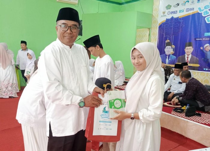 Kepala MAN 2 Tanjab Barat Ikuti Kegiatan Lebaran Yatim dan Penyandang Disabilitas 2026
