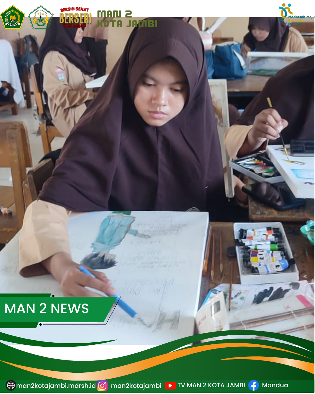 Keseruan Siswa MAN 2 Kota Jambi dalam Proyek P5RA: Poster Anti Cyber Bullying Keseruan Siswa MAN 2 Kota Jambi dalam Proyek P5RA: Poster Anti Cyber Bullying