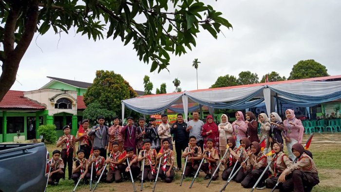 Satu Hari, Dua Momen Bersejarah: MTsN 2 Bungo Gelar Perpisahan Sekaligus Kukuhkan Alumni Pramuka Gudep 2026