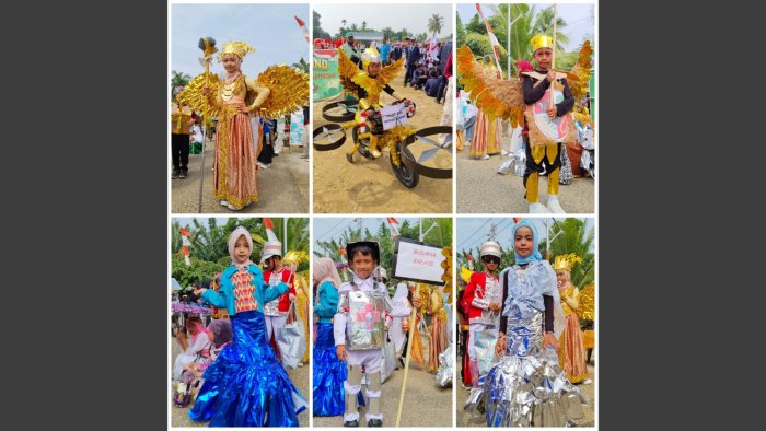Pukau Penonton Karnaval, Kreativitas Daur Ulang dan Sepeda Futuristik MIN 4 Tebo Panen Pujian