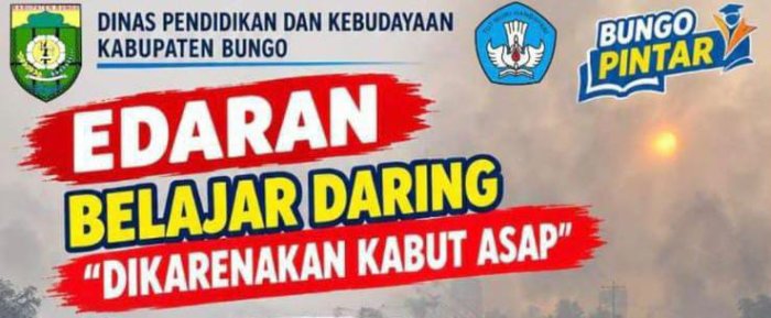 Kabut Asap Melanda Bungo, Siswa MAN 2 Bungo Kembali Ikuti Pembelajaran Daring Selama Tiga Hari Kabut Asap Melanda Bungo, Siswa MAN 2 Bungo Kembali Ikuti Pembelajaran Daring Selama Tiga Hari