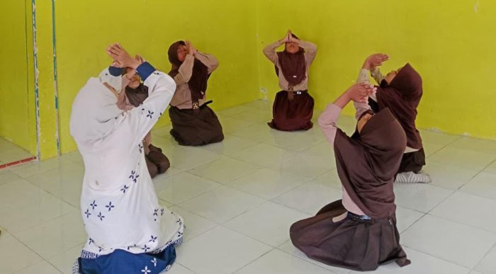 Tim Kecil Pramuka MIN 4 Tebo Latihan Tari Kreasi, Persiapan Menuju Jamran