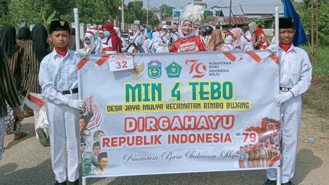 MIN 4 Tebo Meriahkan Karnaval Kemerdekaan Kecamatan Rimbo Bujang MIN 4 Tebo Meriahkan Karnaval Kemerdekaan Kecamatan Rimbo Bujang