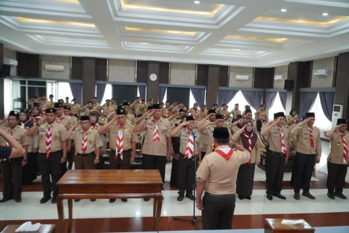 Pelantikan Pengurus Pramuka Tebo Tengah Masa Bakti 2026-2029