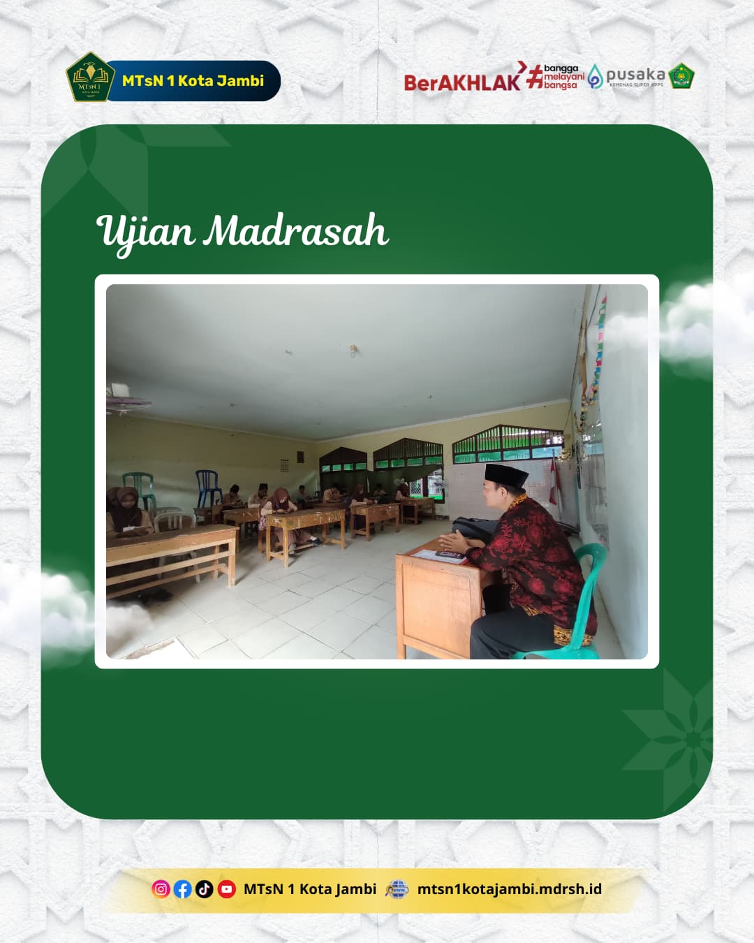 Assessment Madrasah telah berakhir, MTsN 1 Kota Jambi siap hadapi babak baru Assessment Madrasah telah berakhir, MTsN 1 Kota Jambi siap hadapi babak baru