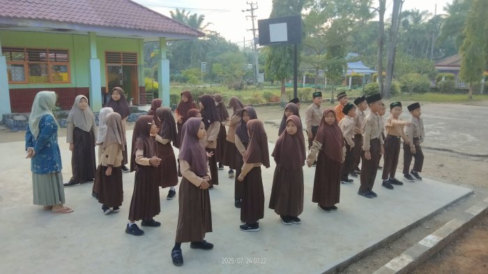 MIN 3 Tebo Lakukan Pembiasaan Perkalian dan Pembagian Setiap Kamis untuk kehidupan sehari-hari