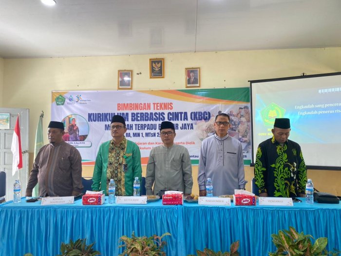 KKM Terpadu Bandar Jaya Gelar Bimtek Kurikulum Berbasis Cinta KKM Terpadu Bandar Jaya Gelar Bimtek Kurikulum Berbasis Cinta