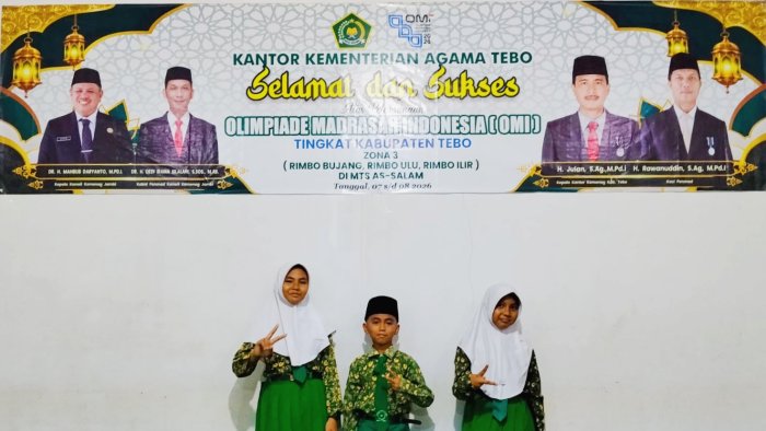 Mantapkan Penguasaan Latihan, Kontingen Matematika MIN 4 Tebo Kuasai Sesi OMI 2026 Tingkat Kabupaten
