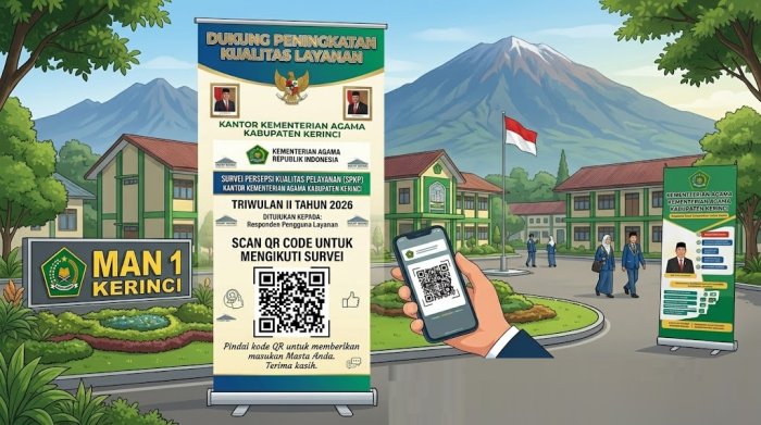 Triwulan II 2026 Dimulai! MAN 1 Kerinci Genjot Survei Kepuasan Layanan Berbasis Digital
