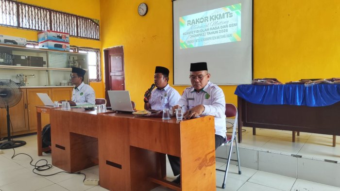 Perkuat Sinergi dan Persiapan Perhelatan KOMPAS, MTsN 1 Batang Hari Jadi Tuan Rumah Rakor dan Technical Meeting KKMTS