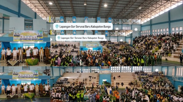 Kemeriahan Pembukaan Kompetisi Kompas Se-Kabupaten Bungo di GOR Serunai Baru Kemeriahan Pembukaan Kompetisi Kompas Se-Kabupaten Bungo di GOR Serunai Baru