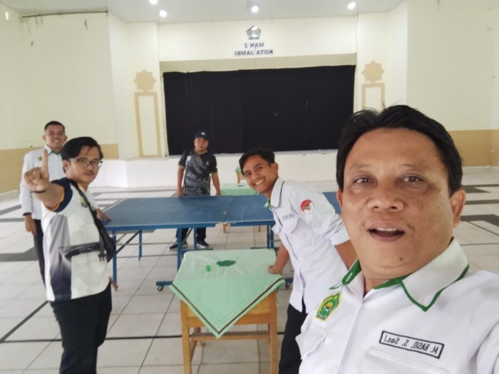 MAN 2 Kota Jambi Siap Jadi Tuan Rumah Lomba Tenis Meja Peringatan HAB Kemenag Kota Jambi MAN 2 Kota Jambi Siap Jadi Tuan Rumah Lomba Tenis Meja Peringatan HAB Kemenag Kota Jambi