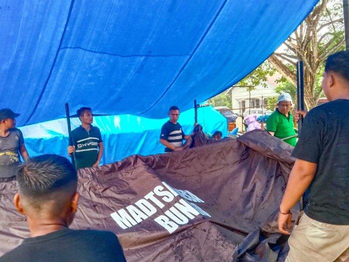 Semangat Gotong Royong Madtsanesa Bungo Warnai Persiapan Jamran 2025