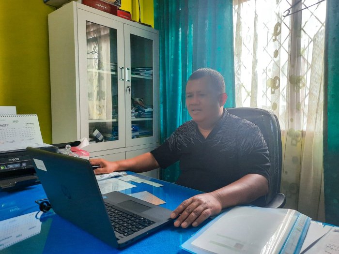 Kepala MTsN 1 Bungo Ikuti Zoom Siaga Kependudukan