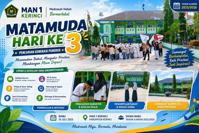 MATAMUDA Hari Ketiga MAN 1 Kerinci: Kompetisi dan Penguatan Karakter Cetak Generasi Berprestasi
