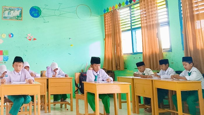 Minggu Pertama Les Intensif Kelas 6 MIN 4 Tebo Berjalan Lancar, Fokus Hadapi Rangkaian Ujian Akhir