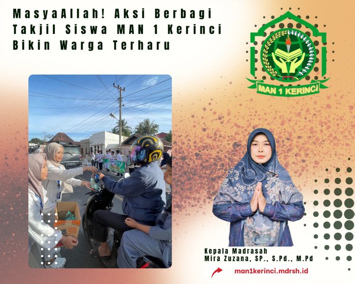 MasyaAllah! Aksi Berbagi Takjil Siswa MAN 1 Kerinci Bikin Warga Terharu MasyaAllah! Aksi Berbagi Takjil Siswa MAN 1 Kerinci Bikin Warga Terharu