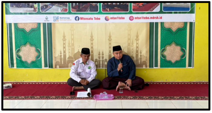 Tingkatkan Kualitas Seni Baca Al-Quran, Siswa MTsN 1 Tebo Gelar Latihan Tilawah Bersama Ustad Ifdol
