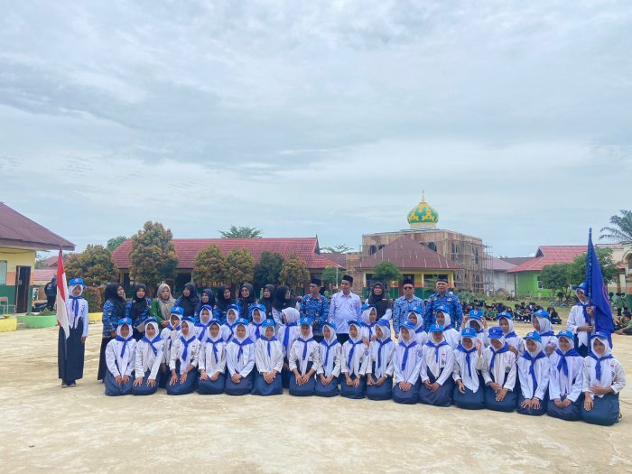 PMR MTsN 2 Bungo Ikuti Latihan Gabungan di MTsN 5 Bungo