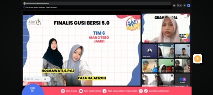 Kolaborasi Gemilang, Guru dan Siswa MAN 2 Tebo Sabet Juara Harapan di Grand Final GUSI BERSI ALEF 5.0