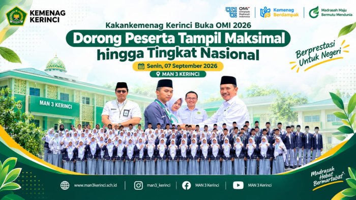 Bukan sekedar lomba ini alasan MAN 1 kerinci All Out di OMI 2026