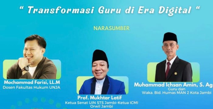 Muhammad Ichsan Amin Wakili MAN 2 Kota Jambi dalam Dialog RRI Transformasi Guru di Era Digital