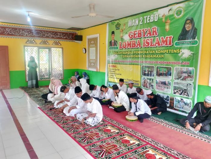 Pembukaan Gebyar LOMBA ISLAMI MAN 2 Tebo : Ajang Tingkatkan Kualitas dan Prestasi Siswa