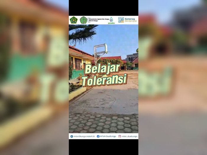MTsN 2 Bungo Tanamkan Nilai Moderasi Beragama Melalui Program Belajar Toleransi MTsN 2 Bungo Tanamkan Nilai Moderasi Beragama Melalui Program Belajar Toleransi