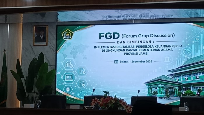 Tingkatkan Akuntabilitas Finansial, Kepala MTsN 1 Batang Hari Hadiri Aktivasi CMS di Kanwil Kemenag Jambi